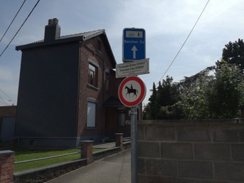 Plaque de la promenade à Saint-Remy