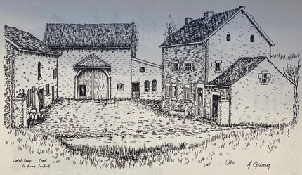 Ferme Ploemmen puis Lambert, aujourd'hui Gaillard - dessin ANtoine Gilissen