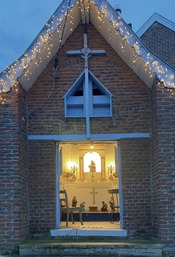 Après restauration - avant d'être repeinte en blanc