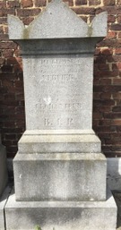 Tombe GJ Vervier cimetière de Mortier