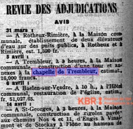 Bulletin des adjudications